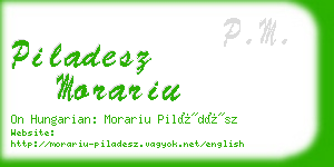 piladesz morariu business card